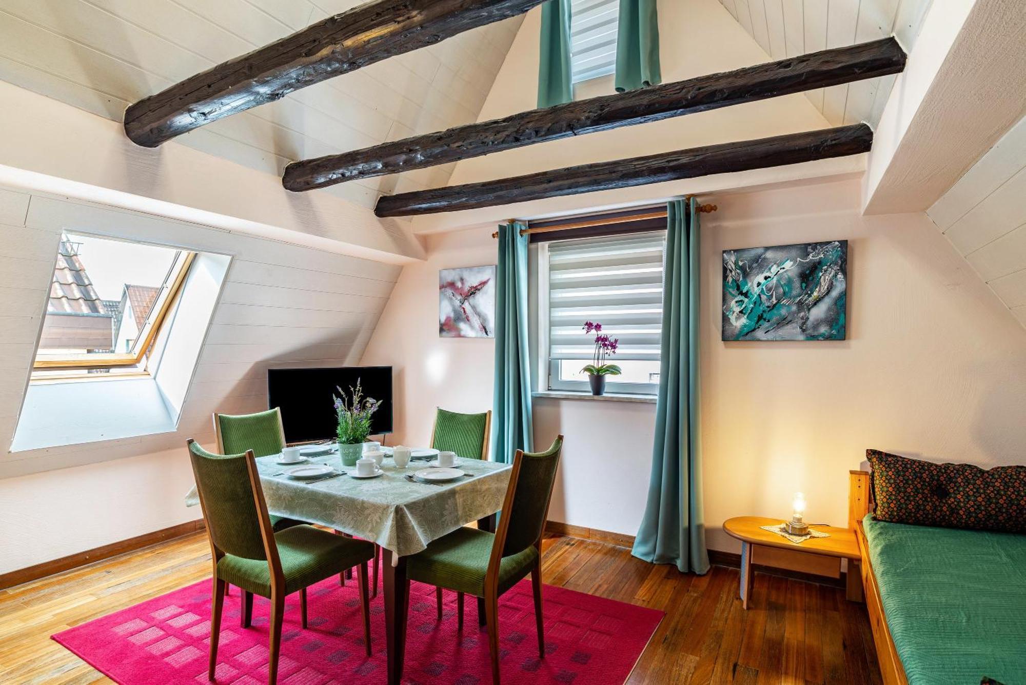 Ferienwohnung Blaues Haus Ubstadt-Weiher Exteriör bild