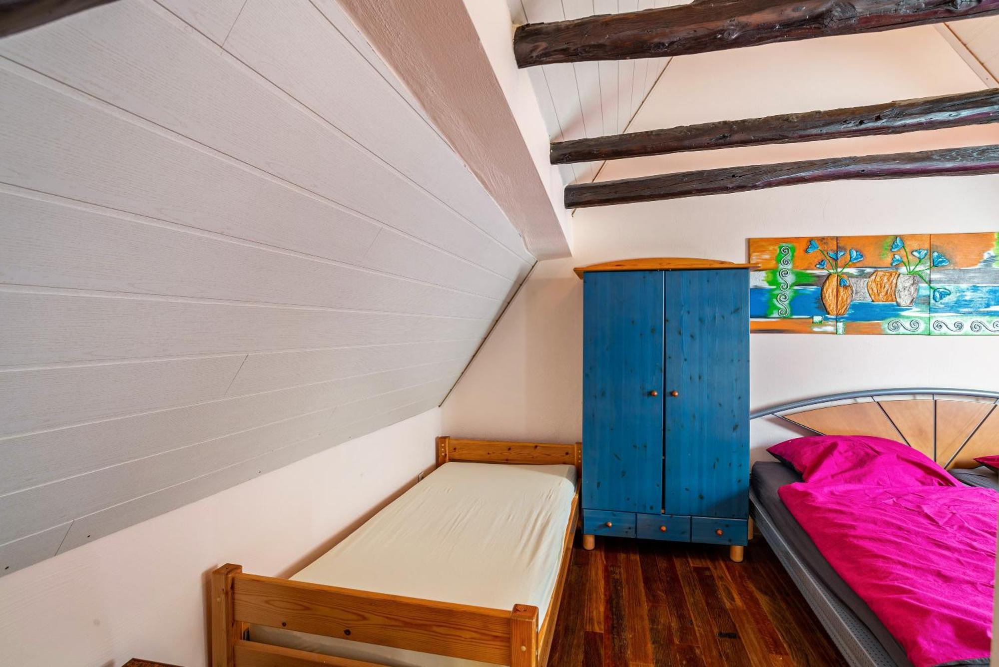 Ferienwohnung Blaues Haus Ubstadt-Weiher Exteriör bild