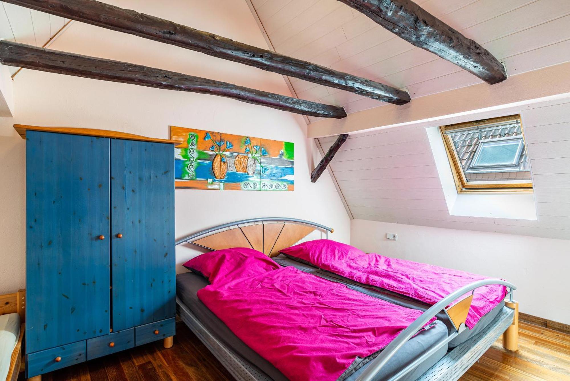 Ferienwohnung Blaues Haus Ubstadt-Weiher Exteriör bild