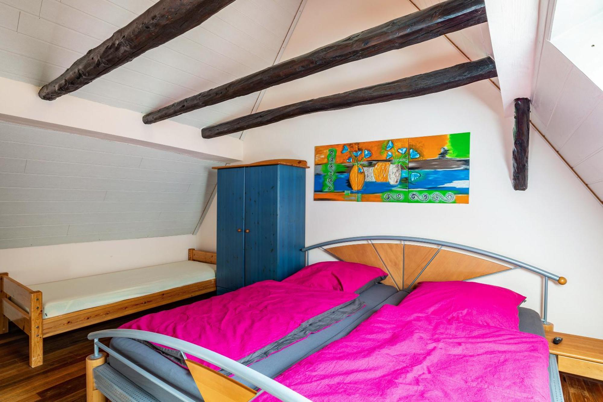 Ferienwohnung Blaues Haus Ubstadt-Weiher Exteriör bild