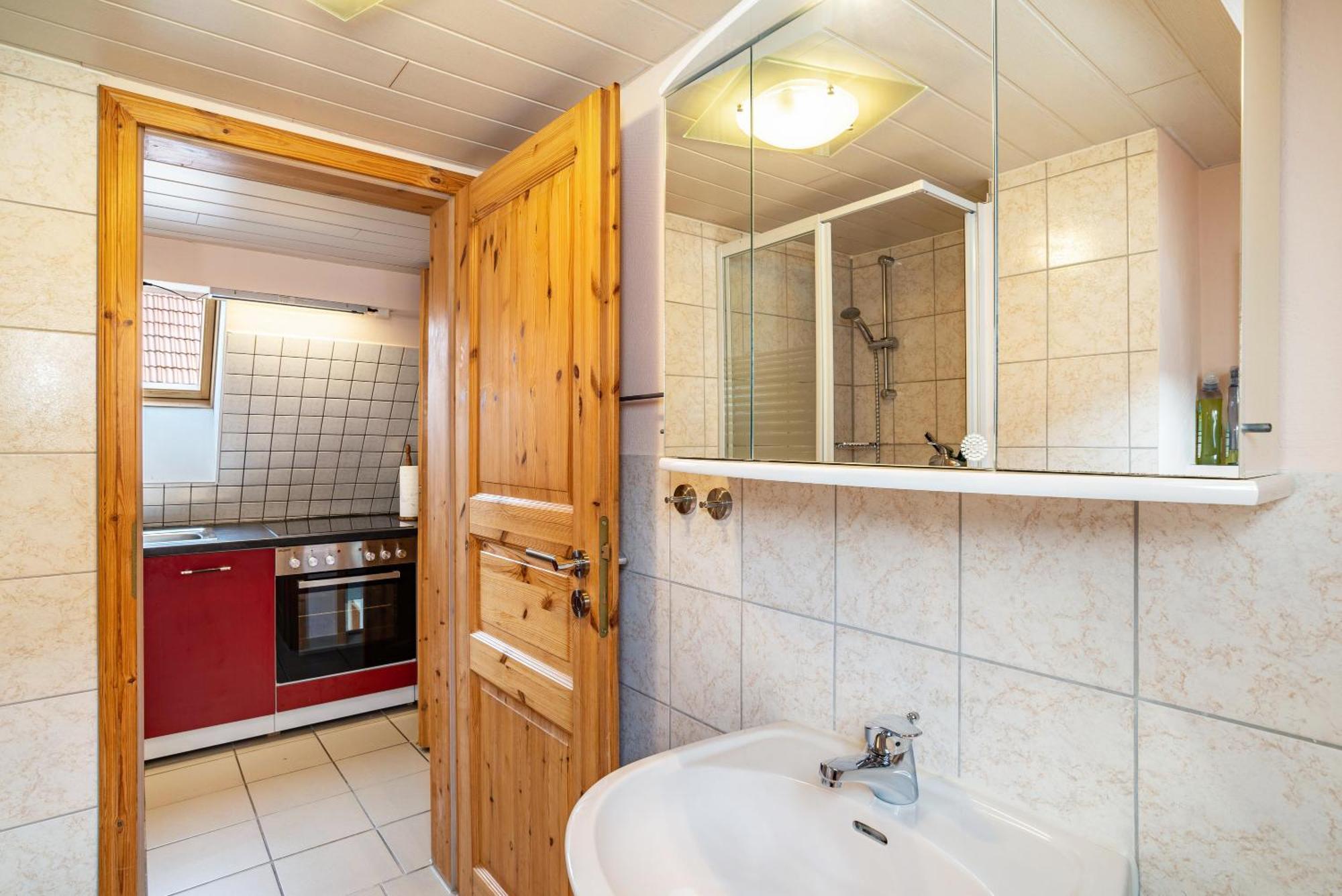 Ferienwohnung Blaues Haus Ubstadt-Weiher Exteriör bild