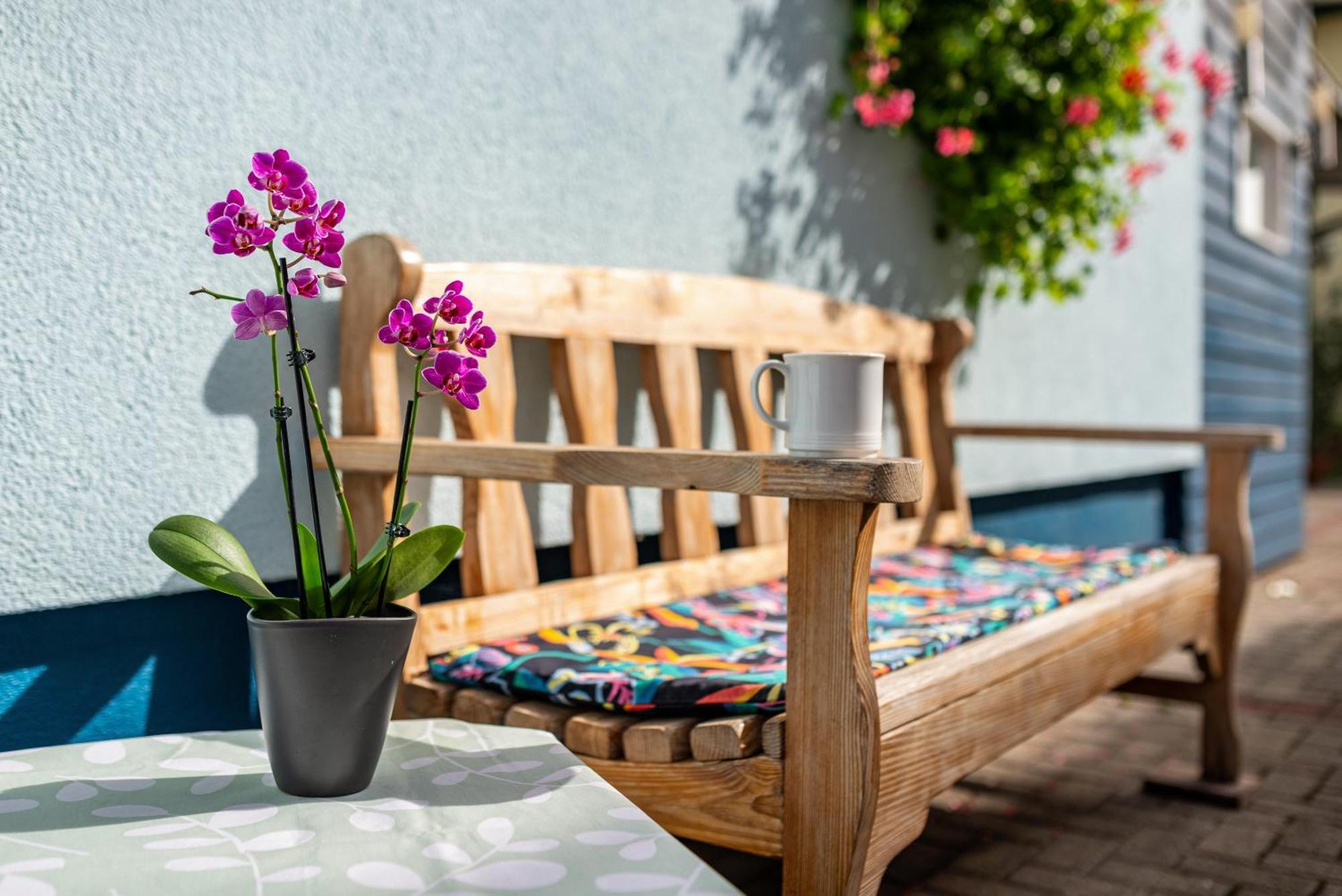 Ferienwohnung Blaues Haus Ubstadt-Weiher Exteriör bild