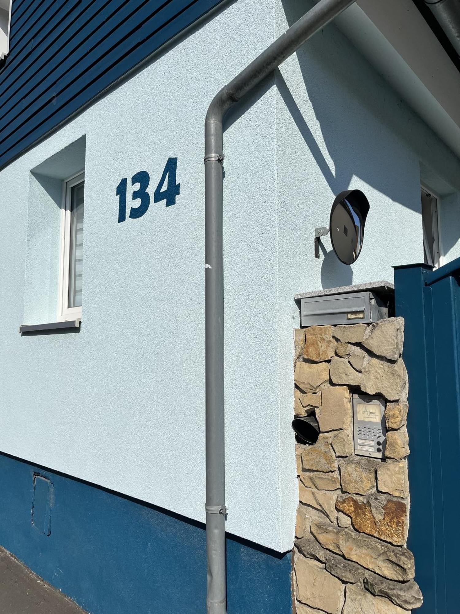 Ferienwohnung Blaues Haus Ubstadt-Weiher Exteriör bild